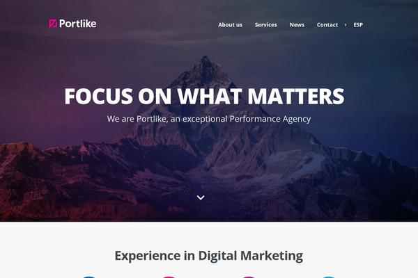 Extent-wp theme site design template sample