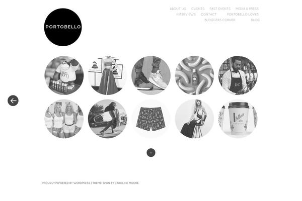 Spun theme site design template sample