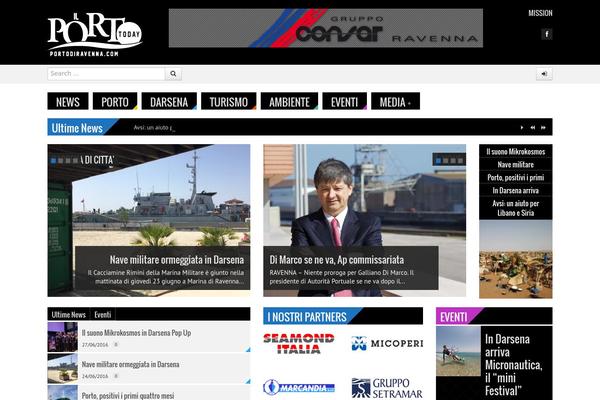 Powermag theme site design template sample