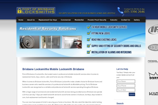 portofbrisbanelocksmiths.com.au site used Mam-stronghold