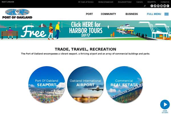 portofoakland.com site used Port