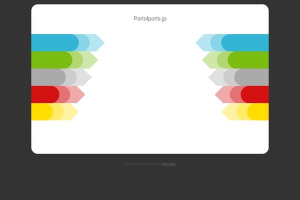 Port theme site design template sample