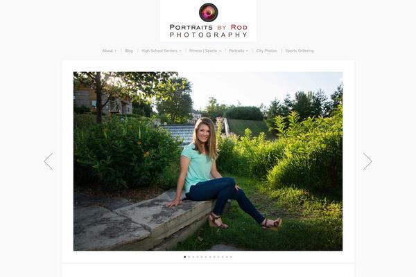 Organic_photographer theme site design template sample