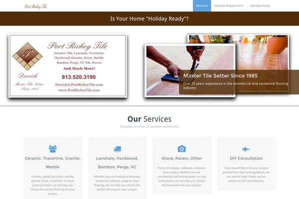 Busiprof theme site design template sample