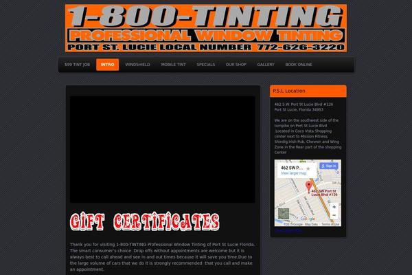 Site using Image slider with description plugin