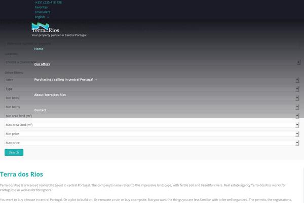 Site using Wp-widget-in-navigation plugin