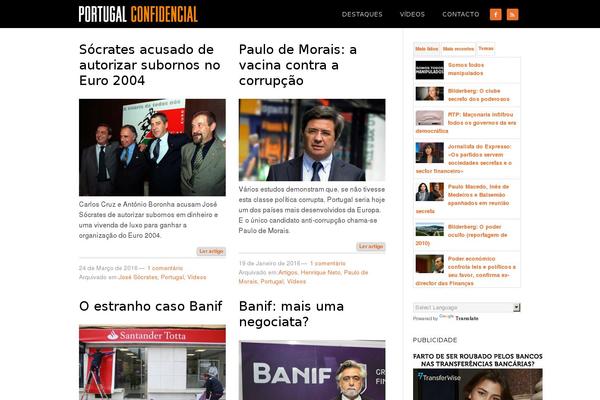 portugalconfidencial.com site used Eleven40 Pro