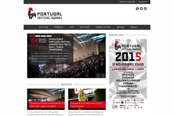 portugalfestivalawards.pt site used Unicorn