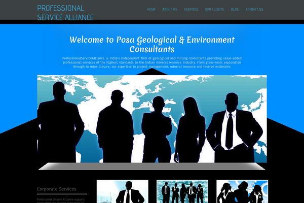 Spark theme site design template sample