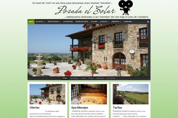 Natural theme site design template sample