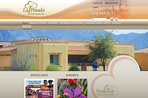 Site using Photospace Responsive Gallery plugin