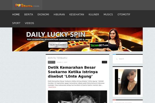 CrossRoad theme site design template sample