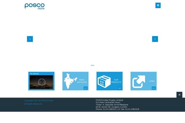 posco-india.com site used Posco