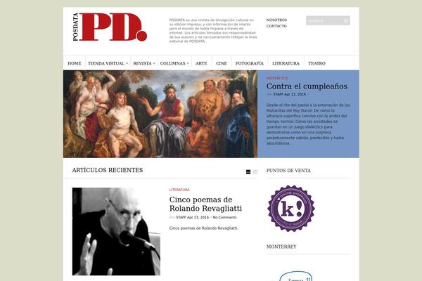 Site using WordPress Content Slide plugin