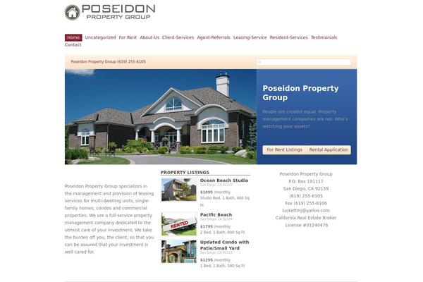 RealEstate theme site design template sample
