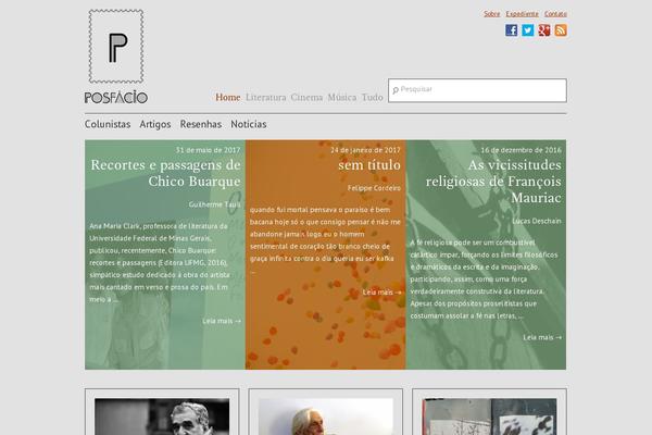 posfacio.com.br site used Minimal Lite