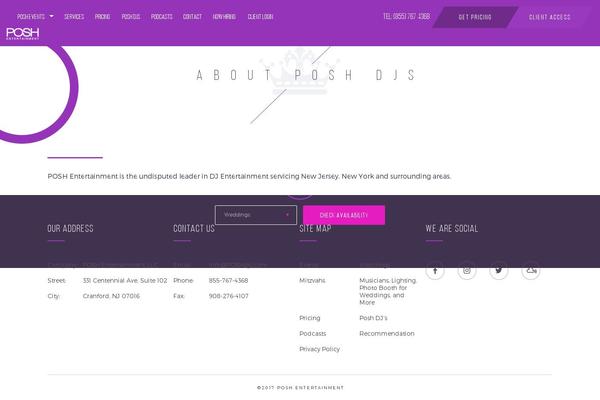 poshdjs.com site used Poshdjs