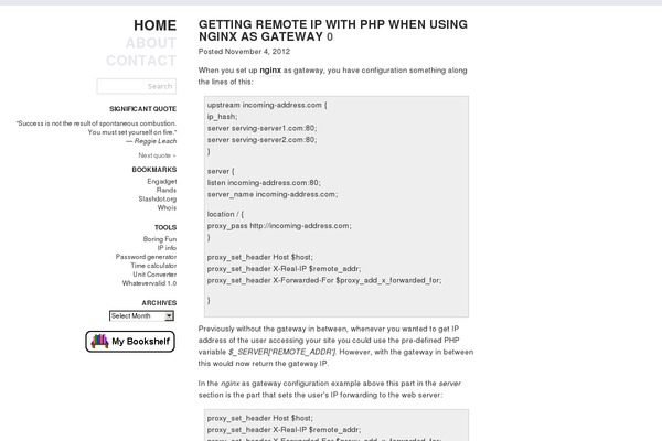 Site using Codesnippet plugin
