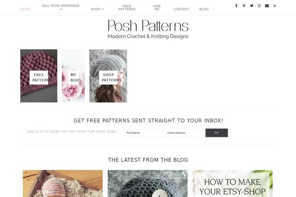poshpatternsblog.com site used Charlotte-blog.2.0.4
