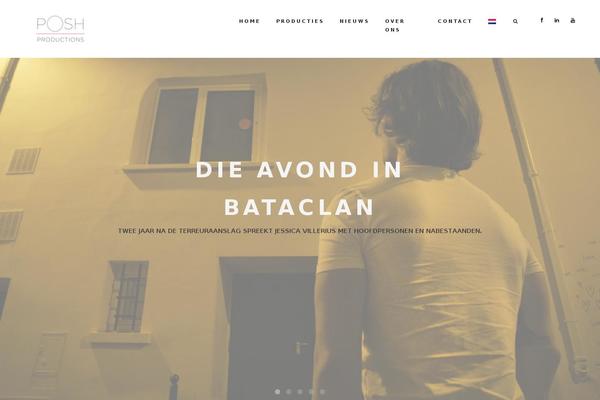 Brutal theme site design template sample
