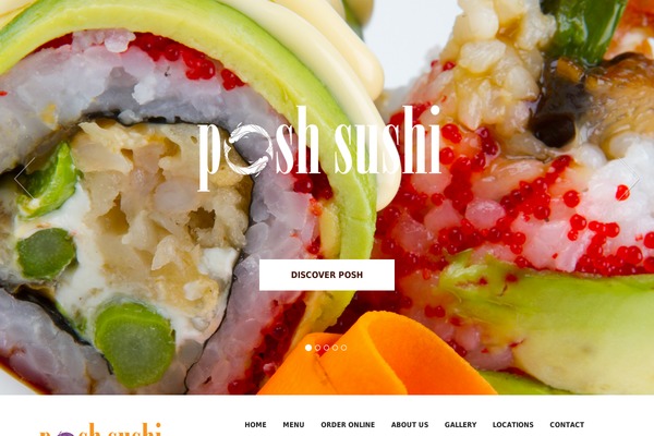 The Flavour theme site design template sample