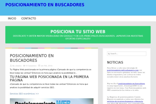 Blueblog theme site design template sample