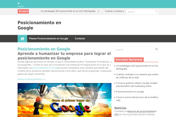 Discover theme site design template sample