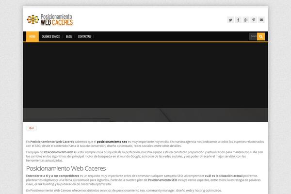 Site using Google Plus Widget plugin