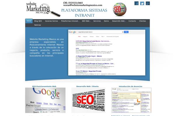 Mingle theme site design template sample