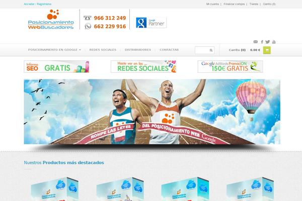 Webmarket theme site design template sample