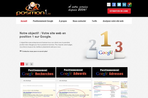 P1 theme site design template sample