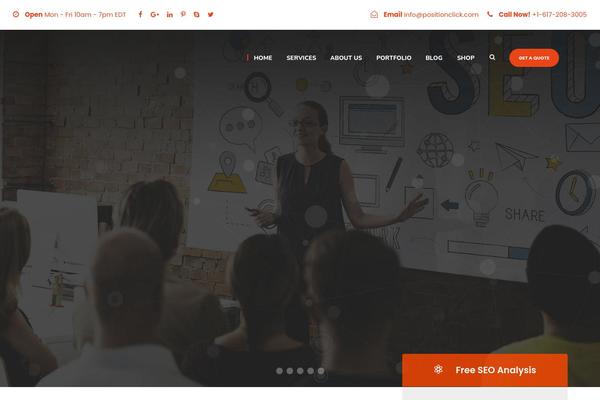SEOCrawler theme site design template sample