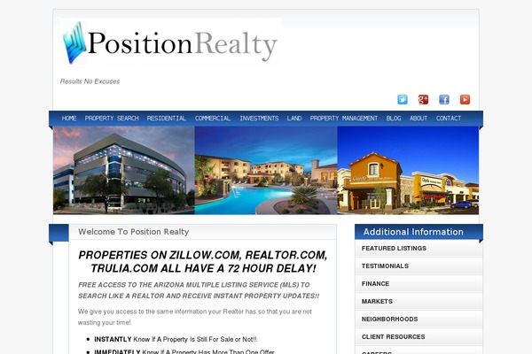 Site using FlexIDX Home Search plugin
