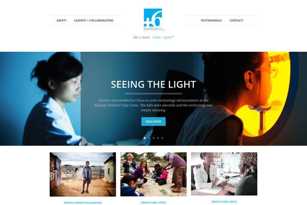 Adapt theme site design template sample