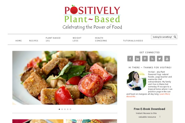 Foodie theme site design template sample