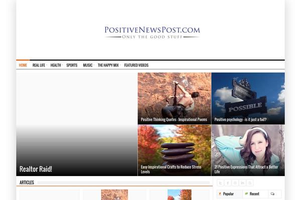 NewsCore theme site design template sample
