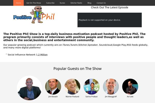 positivephil.com site used Maronpro