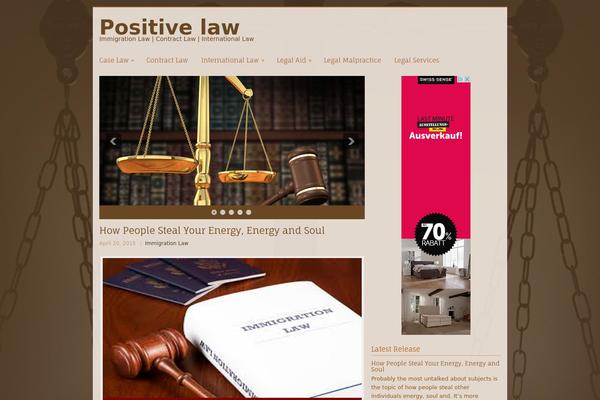 JUSTICE theme site design template sample