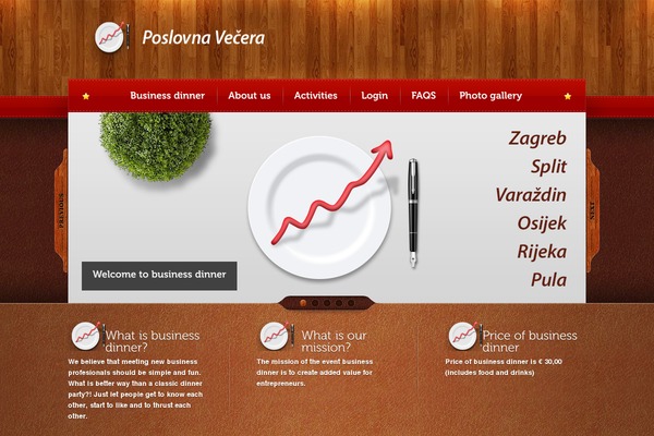 Bordeaux theme site design template sample