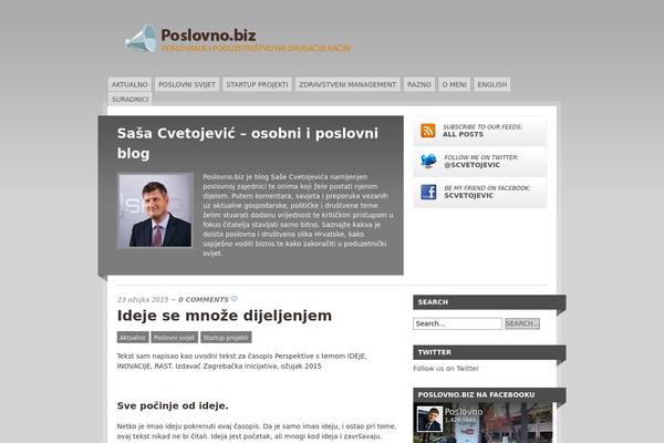 Mainstream theme site design template sample