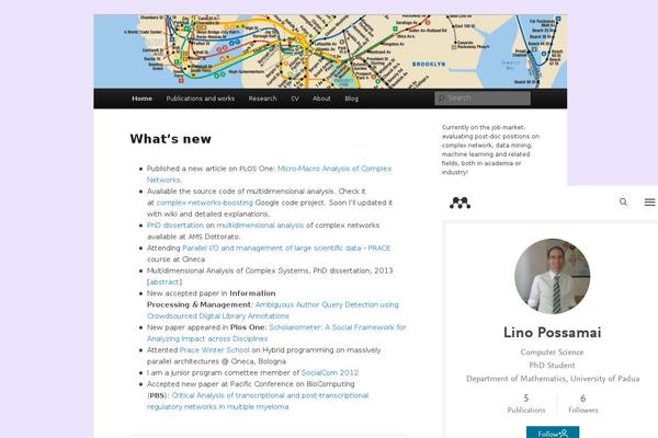 Site using Twenty Eleven Theme Extensions plugin