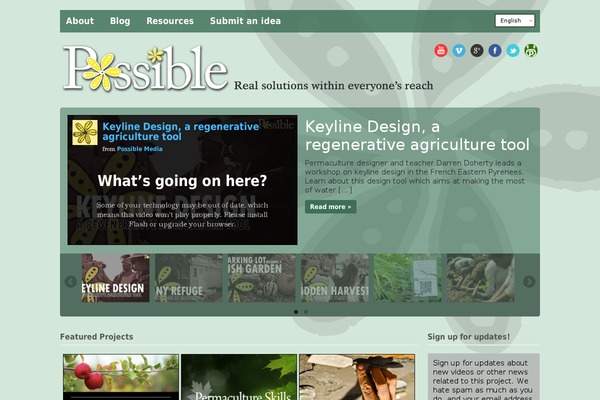 Site using GC Message Bar plugin