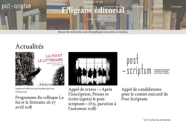 post-scriptum.org site used Post-scriptum-theme