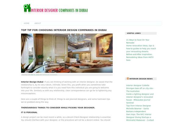 Araiz theme site design template sample