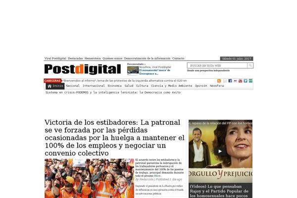 General News theme site design template sample