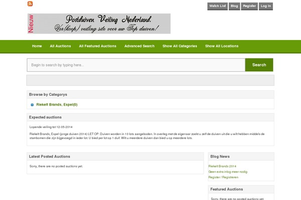 Auctiontheme theme site design template sample