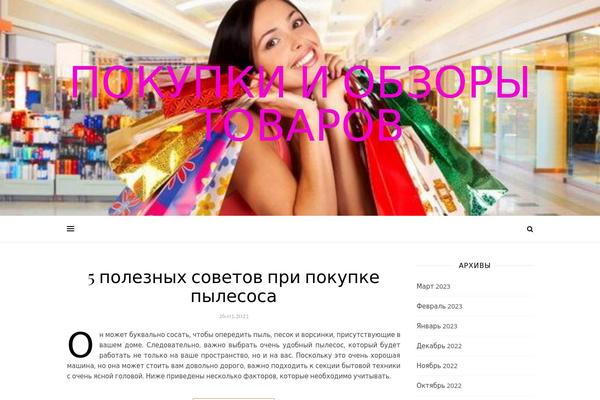 Ashe theme site design template sample