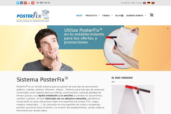 posterfix.es site used Extremist