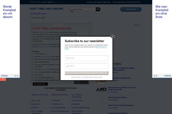Site using Addthis-smart-layers plugin