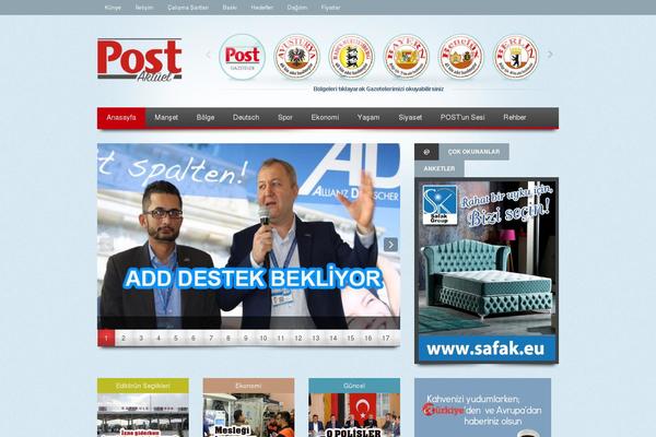 Herald theme site design template sample